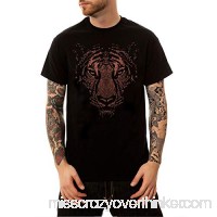 Animal Print T Shirt Male Donci Tiger Leopard Butterfly Octopus Pattern Fashion Tees Summer New Round Neck Casual Short Tops Black B07Q27NRHZ